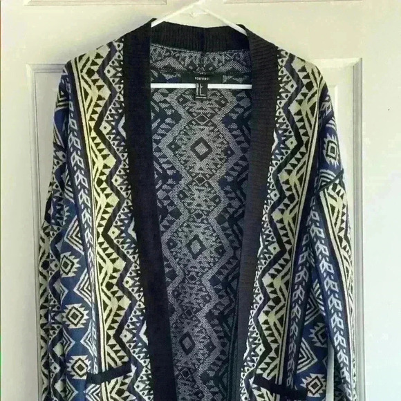 Open front knit Cardigan midi length - Picture 1 of 4